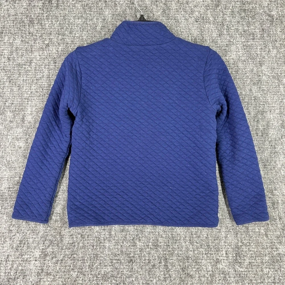 J.Crew Reversible Quilted Pullover S Outdoor Adventure Preppy Cabin‎ Core Preppy
